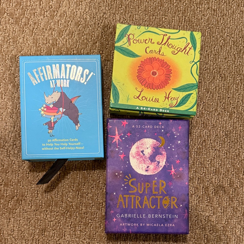 Manifestation Bundle-Set of 3 Super Attractor Power Thought Cards